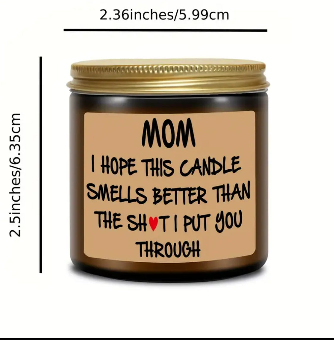 Lavender Soy Candle for Mum – Funny Gift Jar