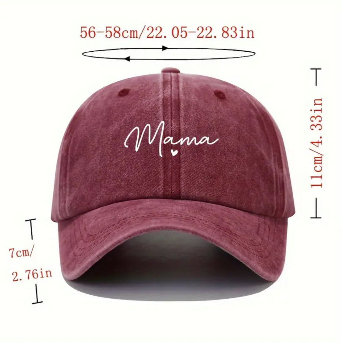 “Mama” Embroidered Cap – Minimalist Mum Style