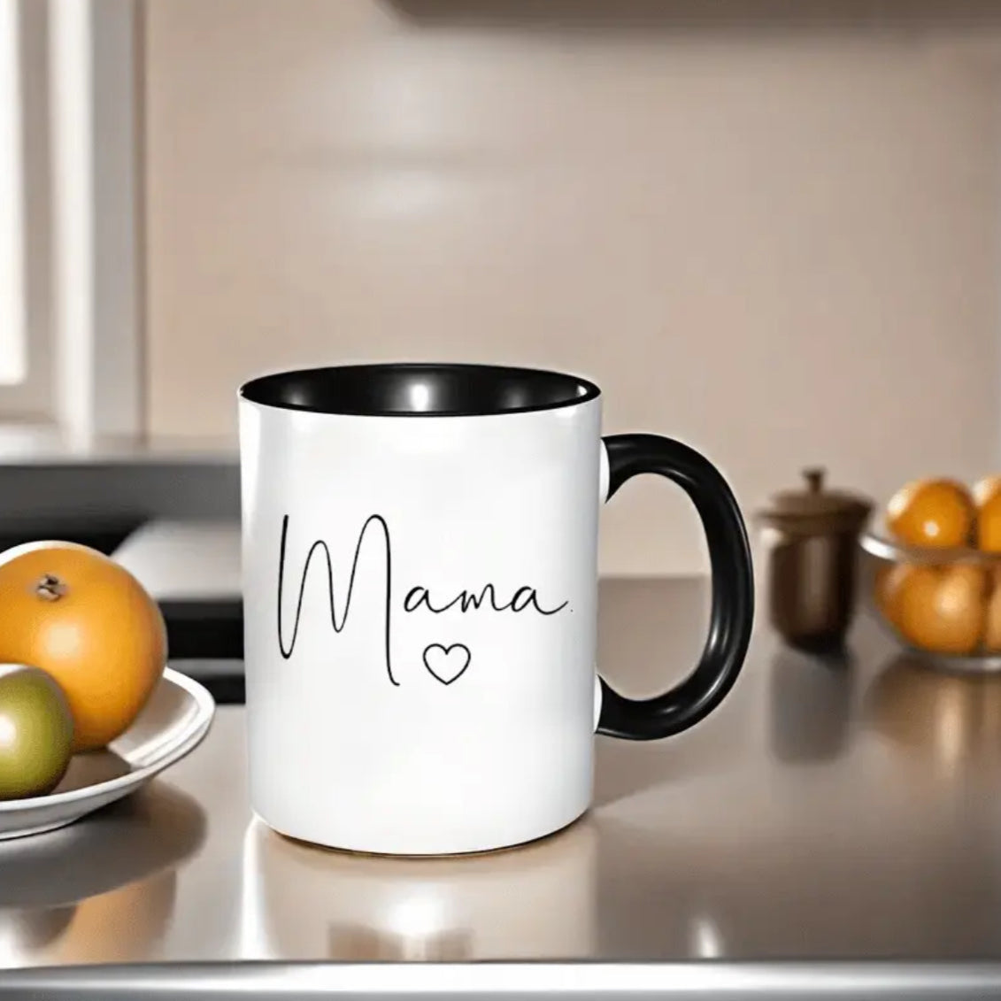 “Mama” Minimalist Mug – Ceramic Gift Cup (330ml)