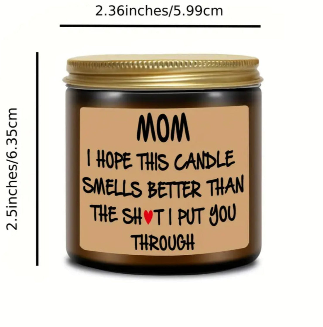 Lavender Soy Candle for Mum – Funny Gift Jar