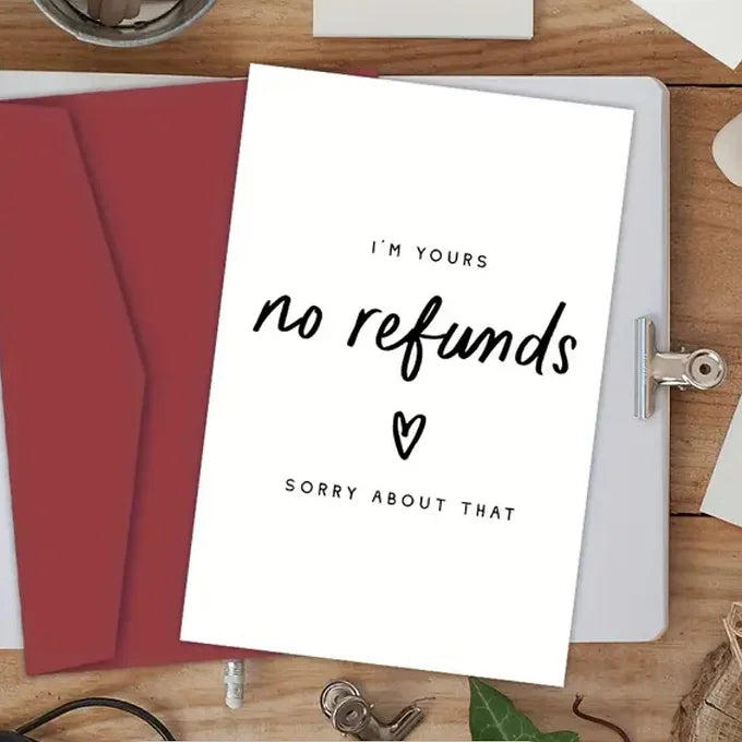 Card (With Envelope) No Refunds