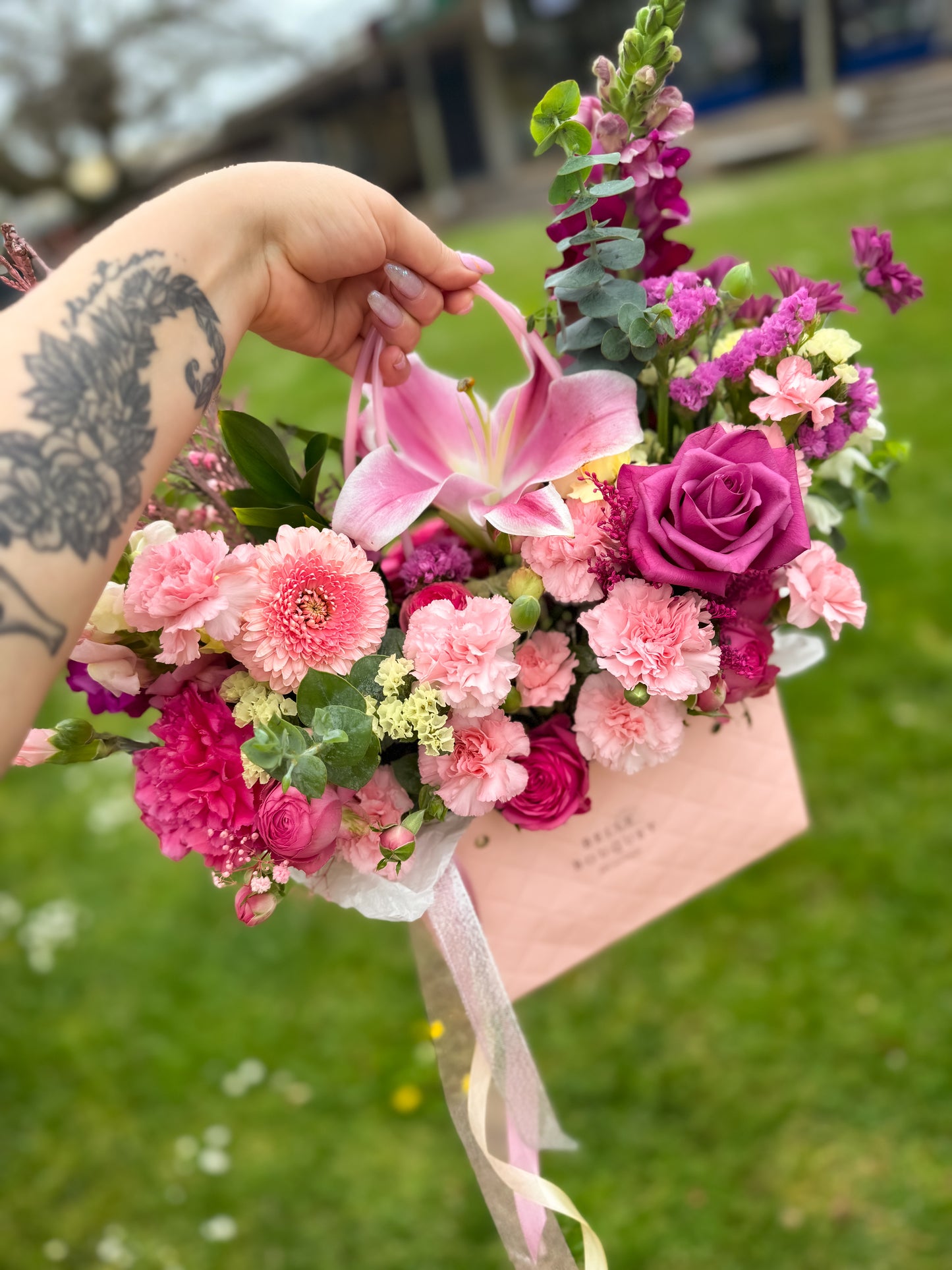 Blushing Bloom Handbag