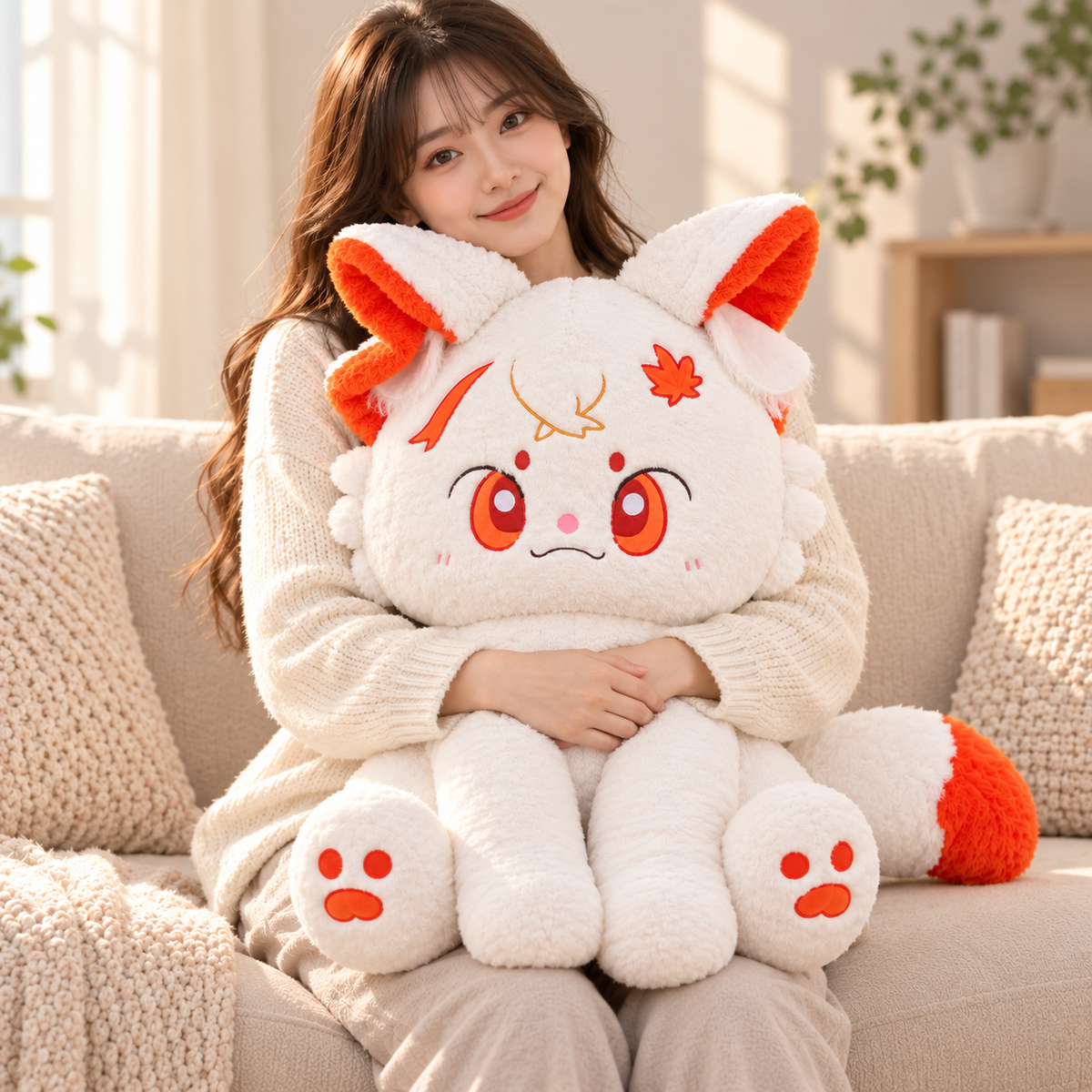 Oversized Kawaii Anime Cat Plush