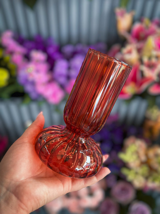 Ruby Glass Vase