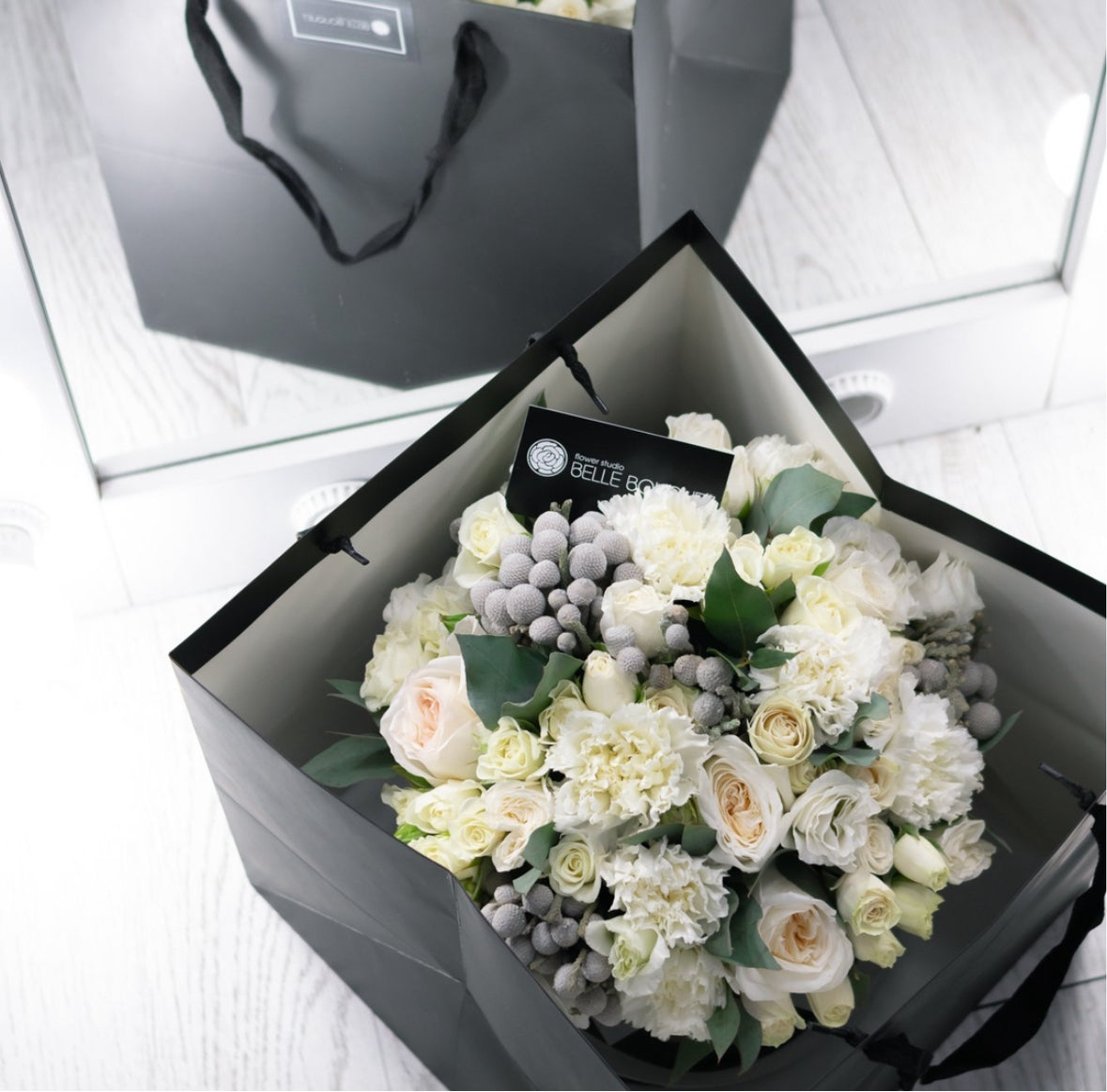 White Wedding Package bouquet — photo 2 of 3