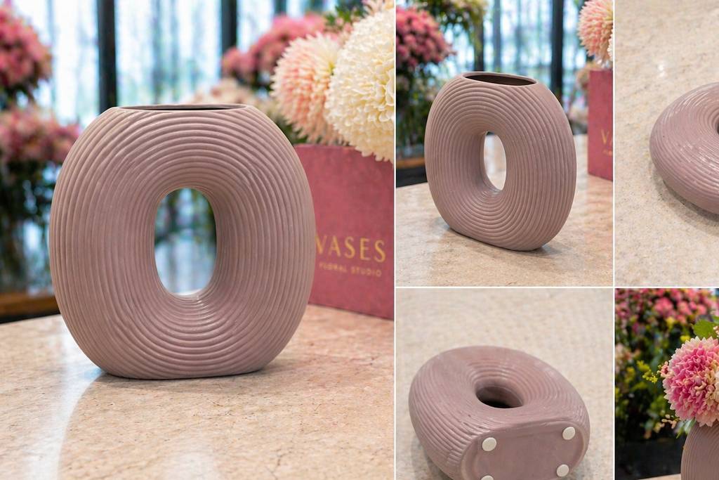 Blush Loop Vase