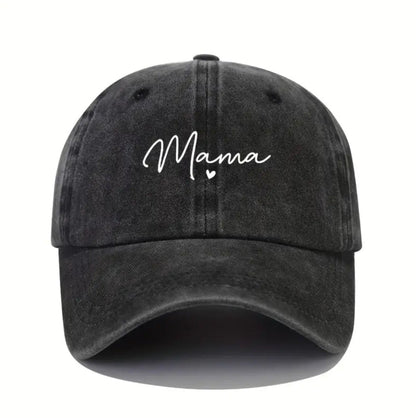 “Mama” Embroidered Cap – Minimalist Mum Style