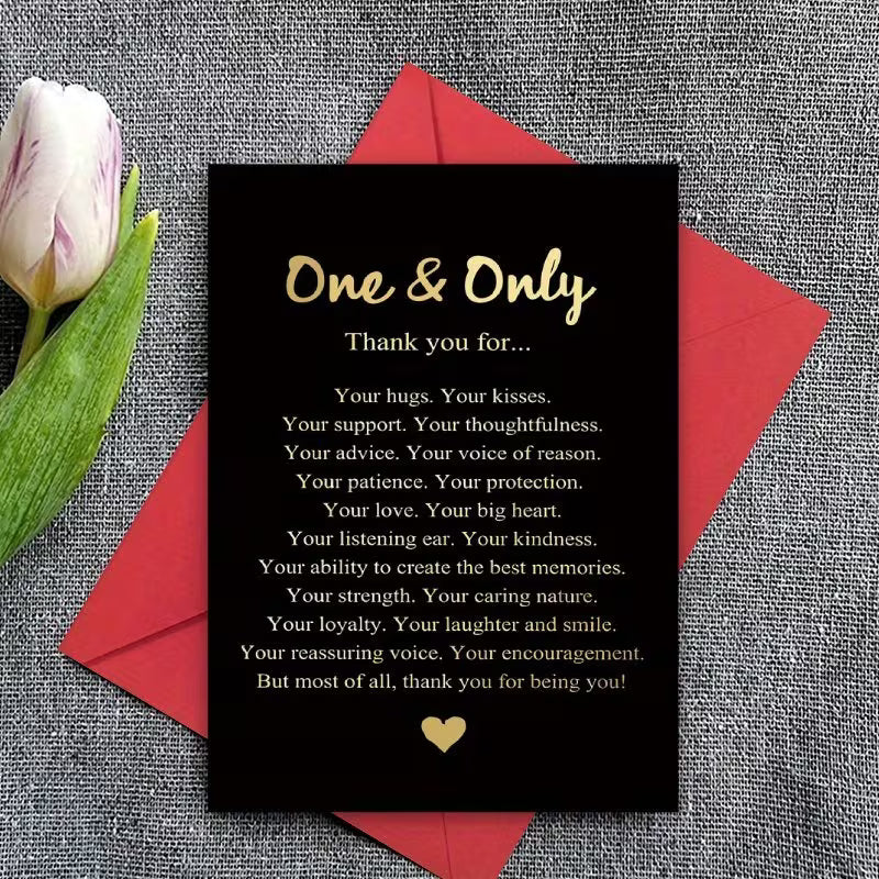 Love is .. and Valentines Card 💝(With Envelope)