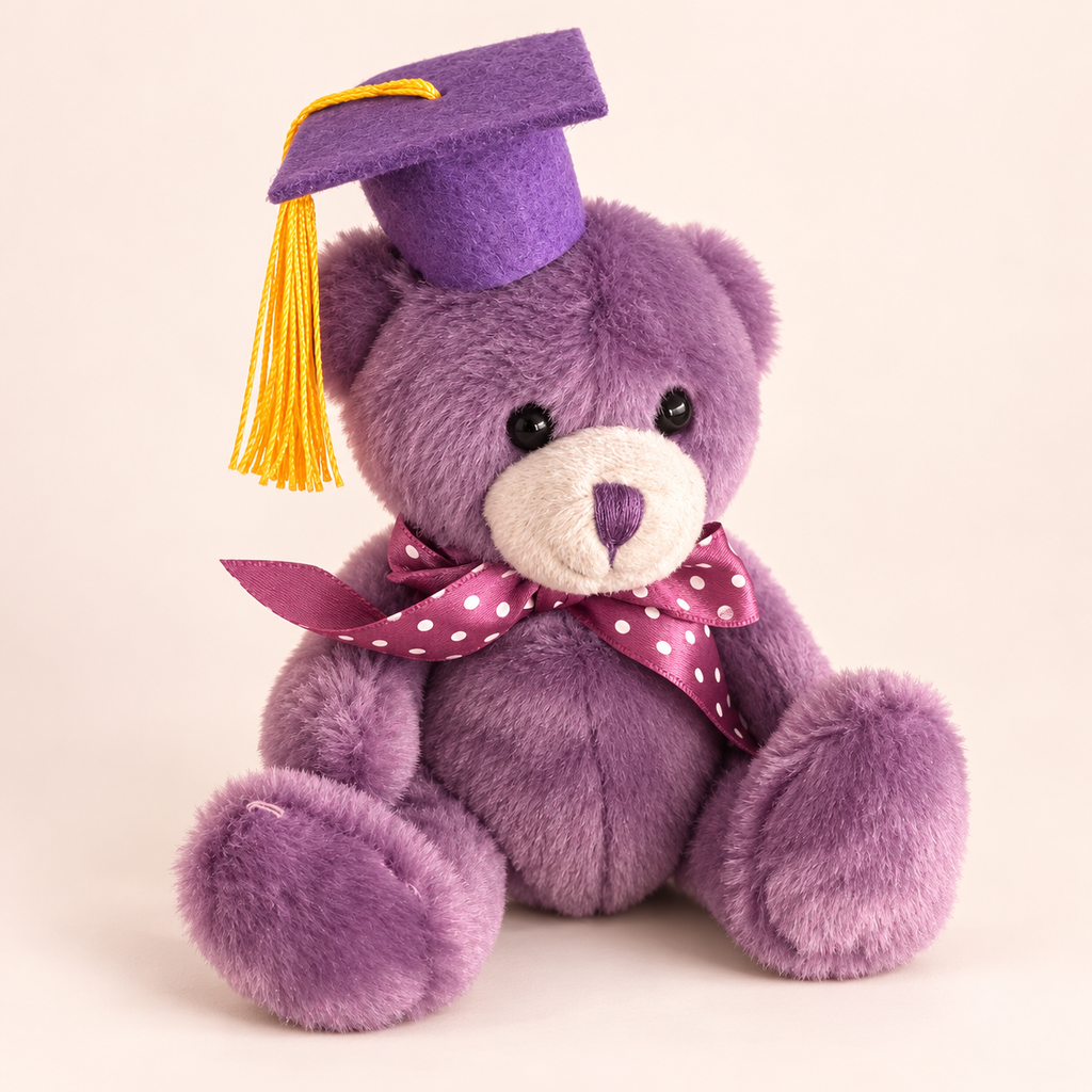 Graduation Teddy Bear – Pink or Purple