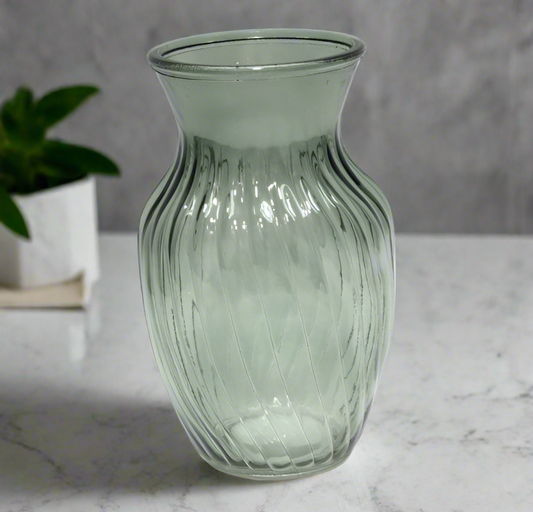 Retro Glass Vase Slim Rose.