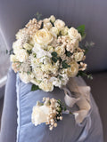 White Wedding Package bouquet — photo 1 of 3