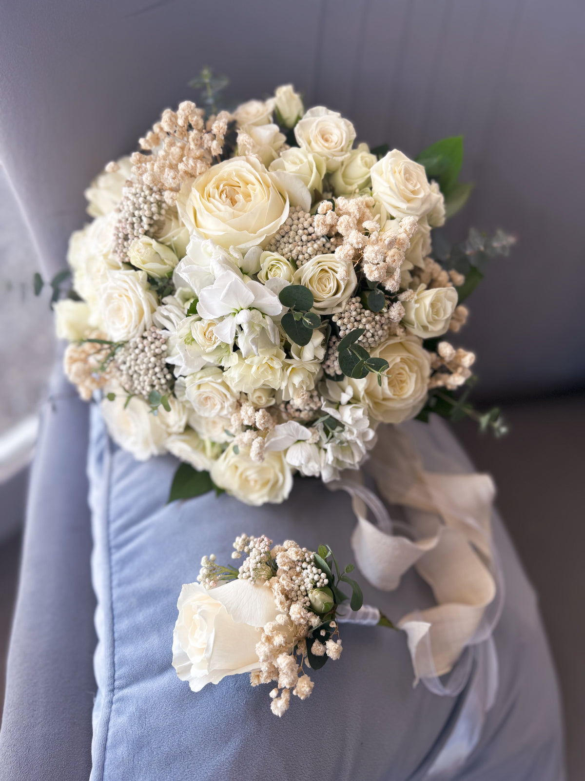 White Wedding Package bouquet — photo 1 of 3