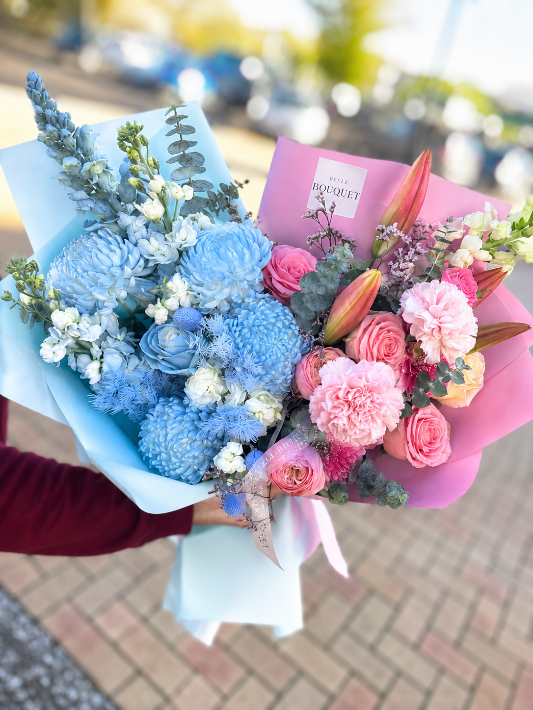 Boy or Girl? Bouquet Duo