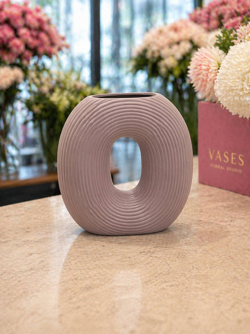 Blush Loop Vase