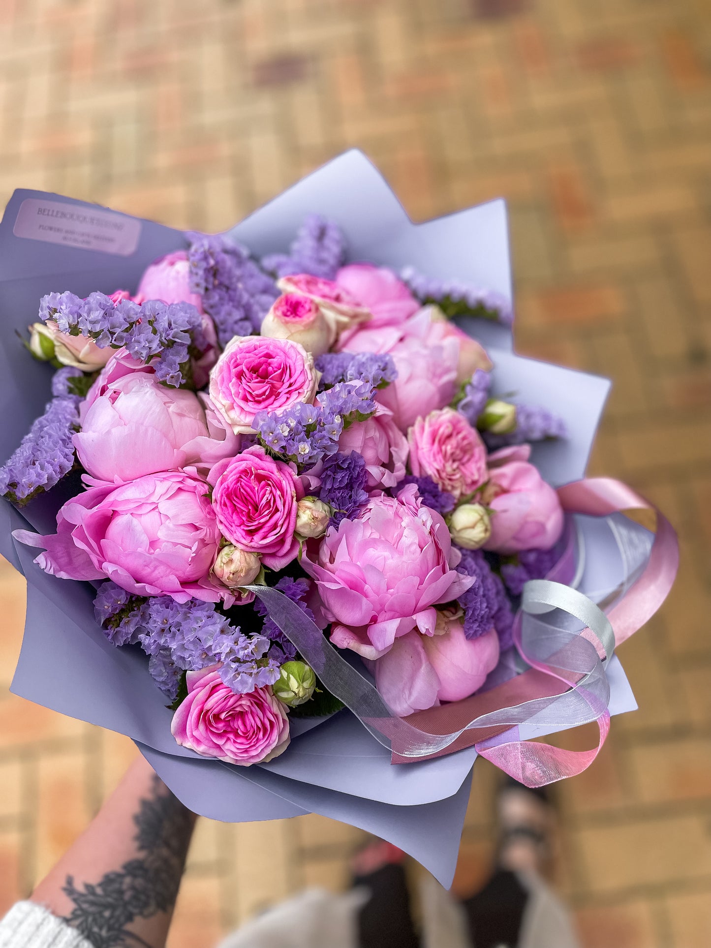 Pink Peonies & Roses Elegance