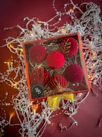 Velvet Luxe Christmas Baubles