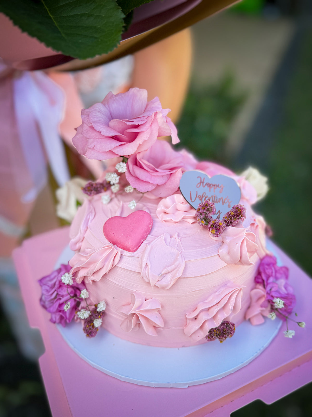 Bouquet & Cake Duo - Blush Romance Set