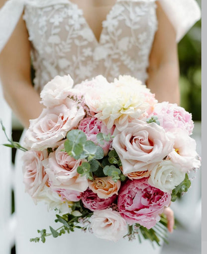 Blushing Elegance Bridal Bouquet