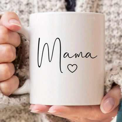 “Mama” Minimalist Mug – Ceramic Gift Cup (330ml)