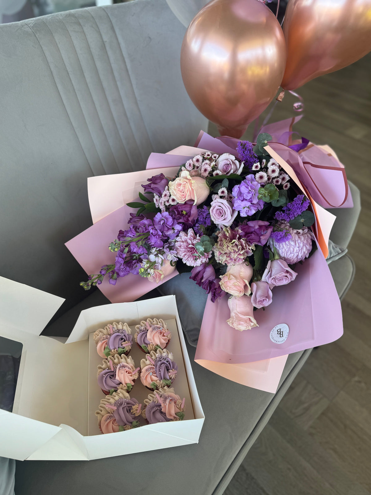 Lavender Cream Dream Set bouquet — photo 1 of 3