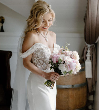 Blushing Elegance Bridal Bouquet