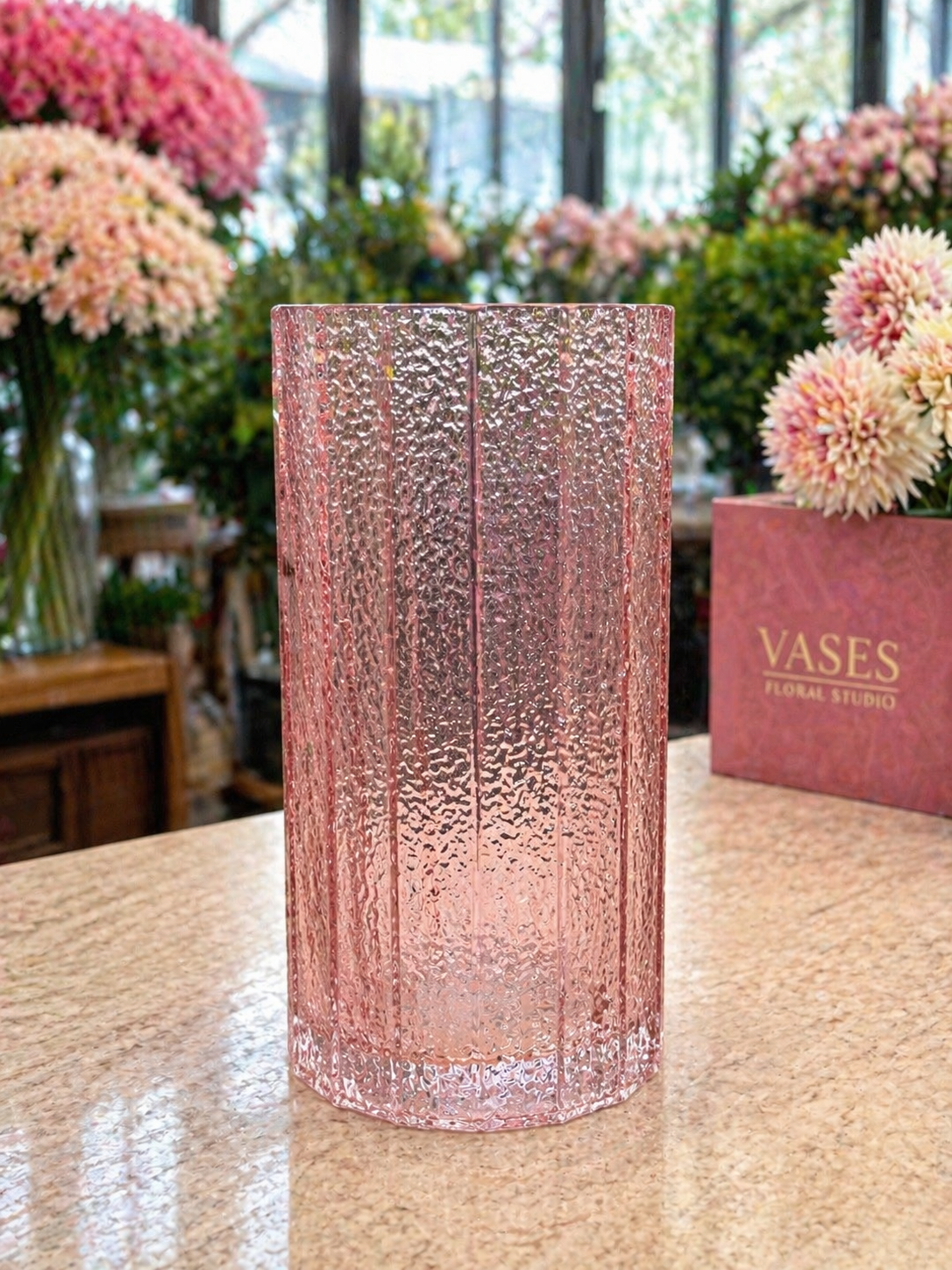 Rosé Texture Vase