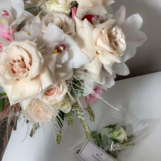 Delux Bridal Bouquet + Buttonhole