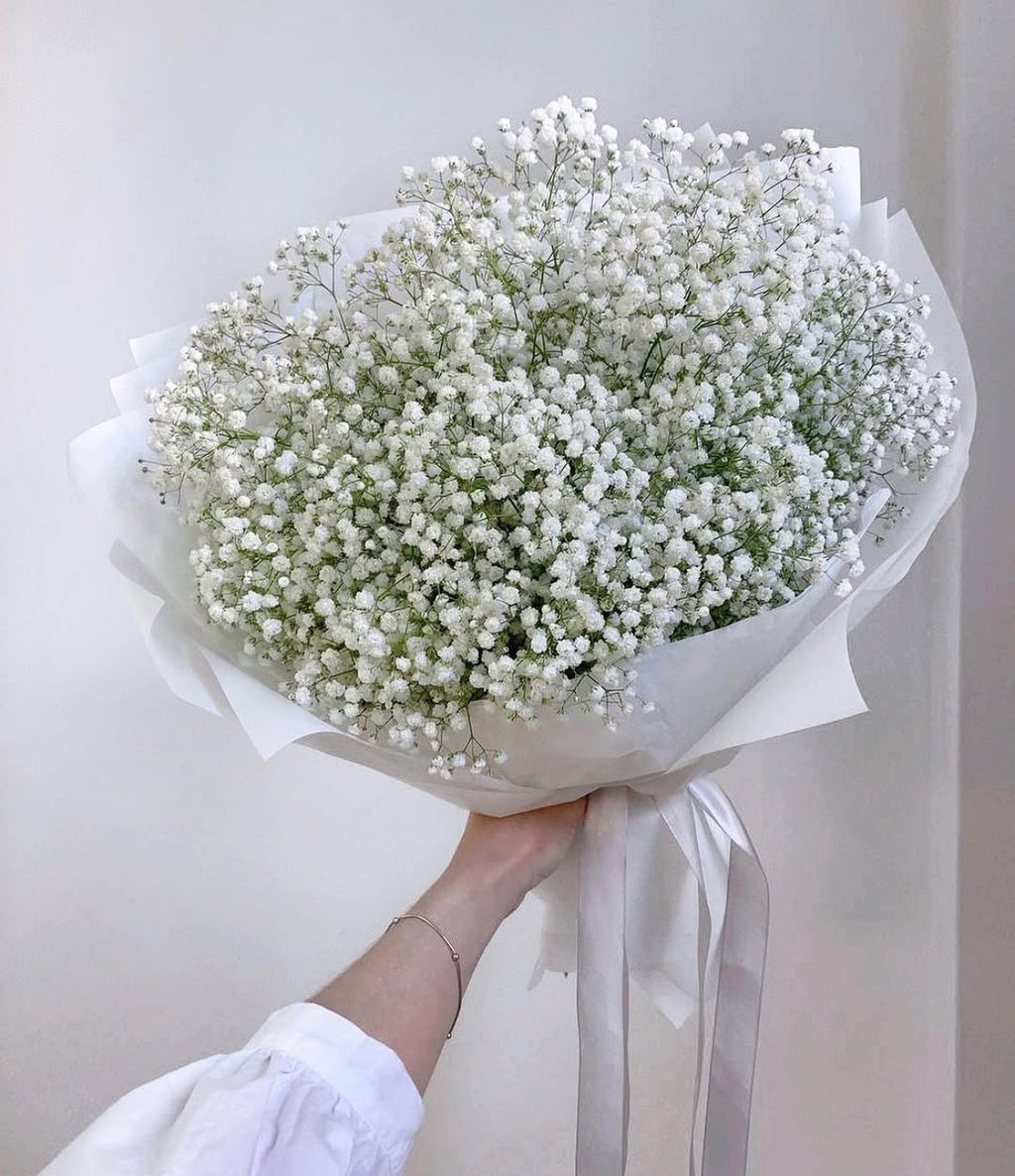 Pure White Chrysanthemum Bouquet