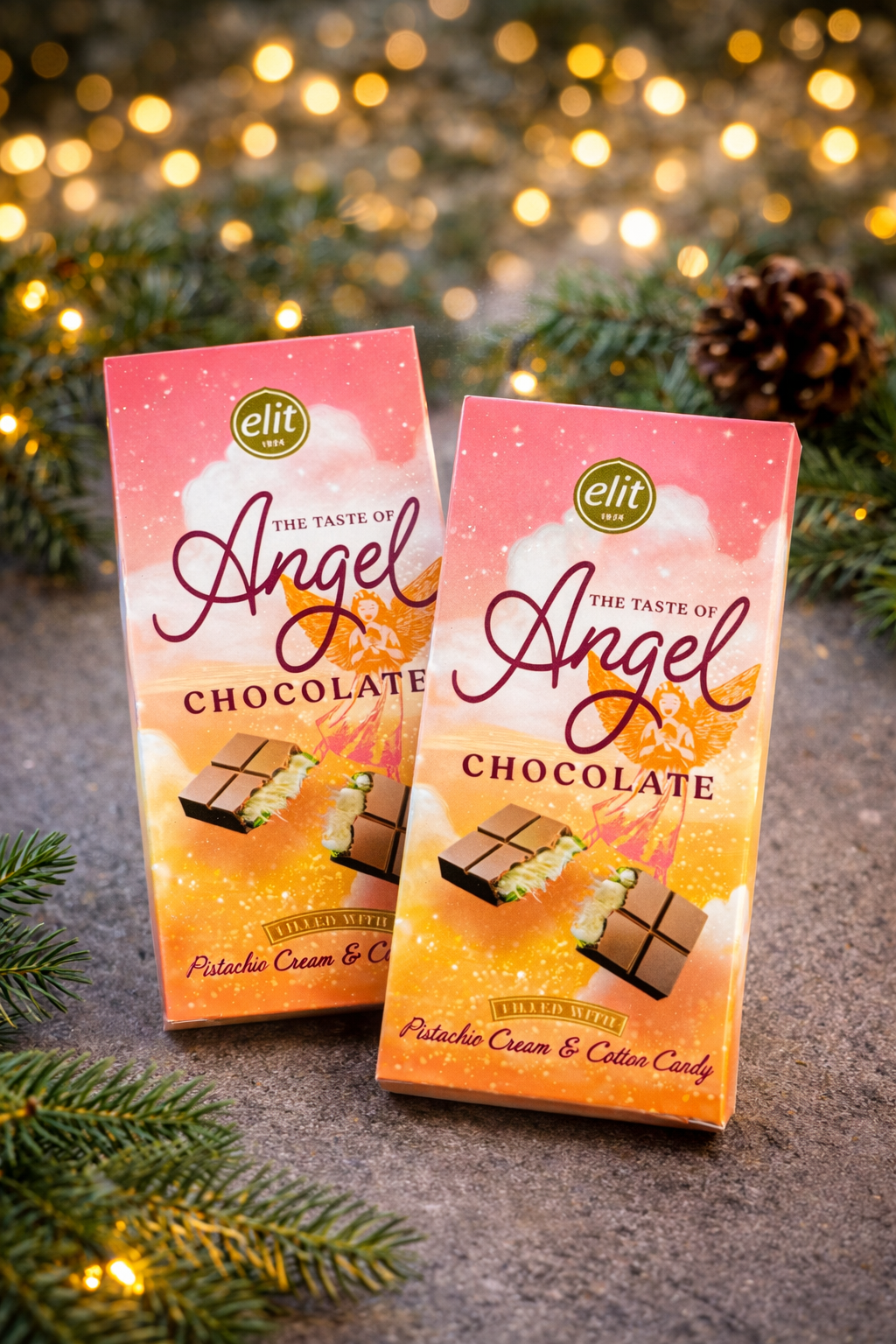 Angel Pistachio Chocolate Bar