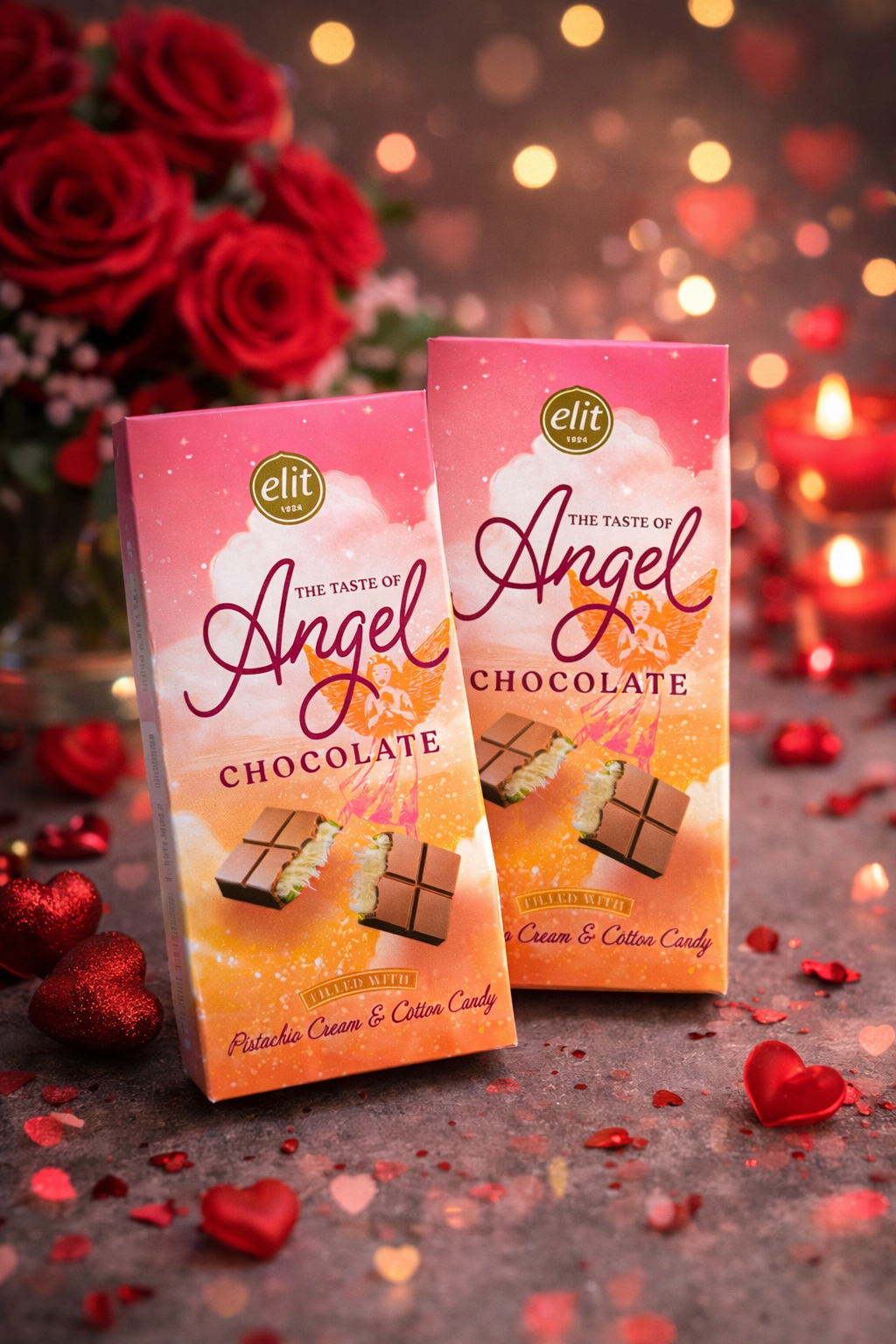 Angel Pistachio Chocolate Bar