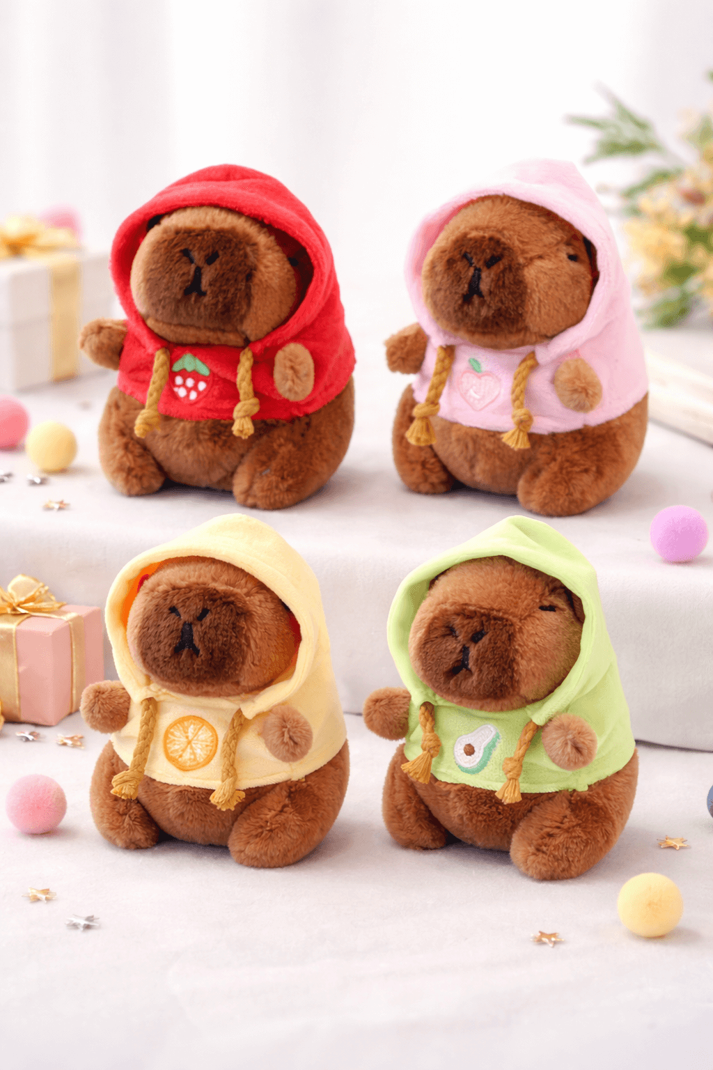 Capybara Plush Toy in Hoodie