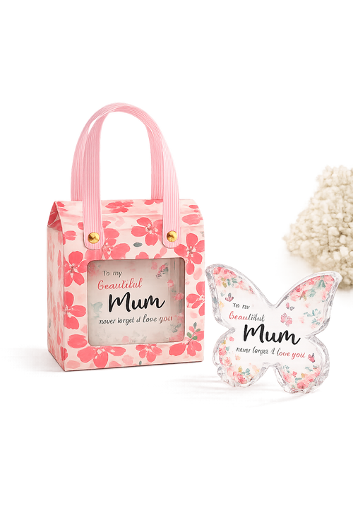 "To My Beautiful Mum" Acrylic Butterfly Keepsake