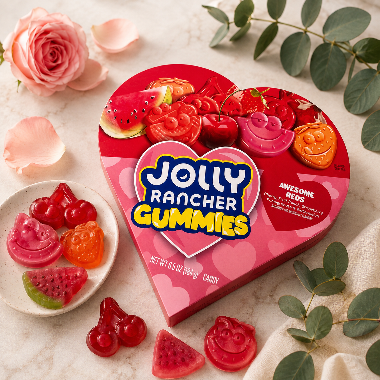 Gummies Heart Box – Awesome Reds