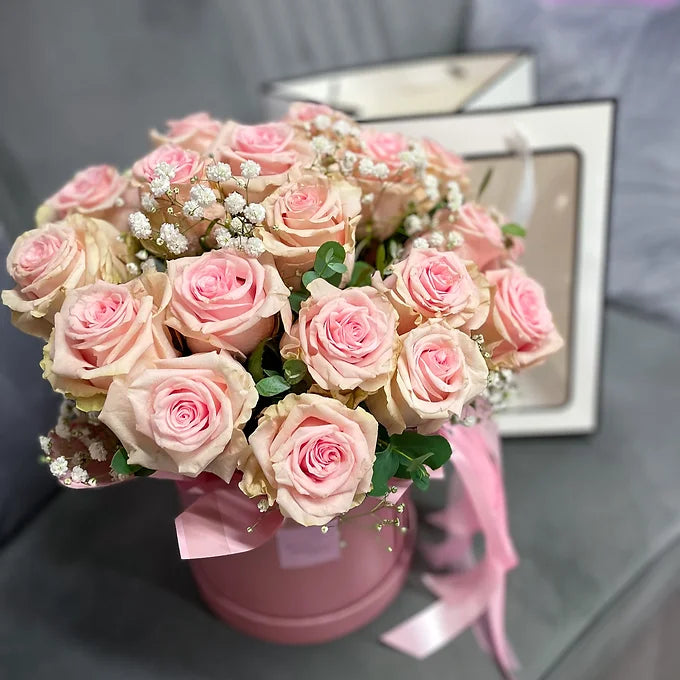 Pink Roses Box