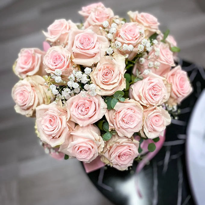 Pink Roses Box Pink Roses Box - Elegant Colombian Roses for Every Occasion – Belle ...