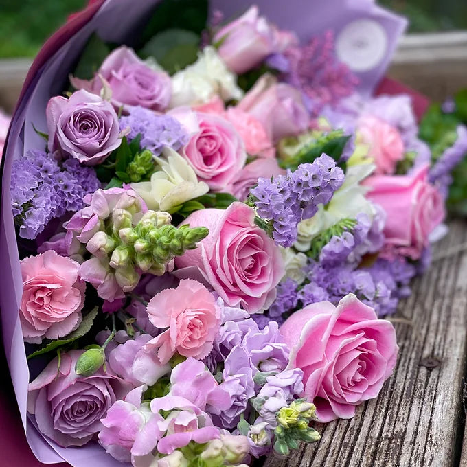 Pink & Purple bouquet — photo 1 of 6
