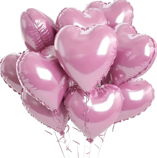 Pink heart balloon