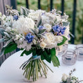 Frozen Bridal Bouquet + Buttonhole — photo 1 of 2