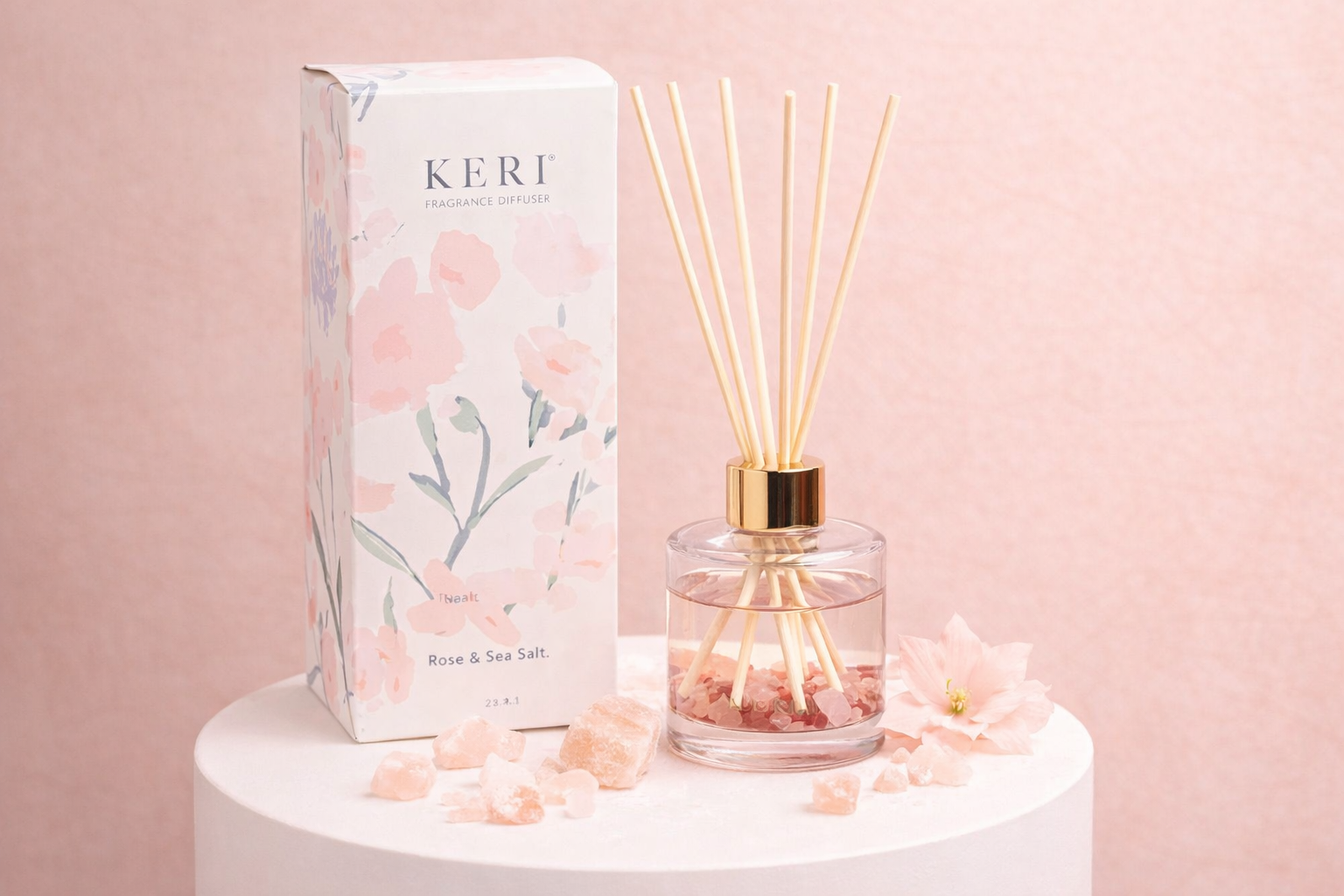 Rose & Sea Salt Reed Diffuser (100ml)