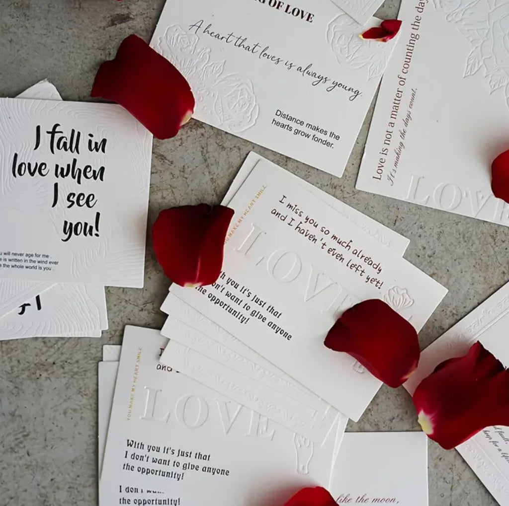 Embossed Love card
