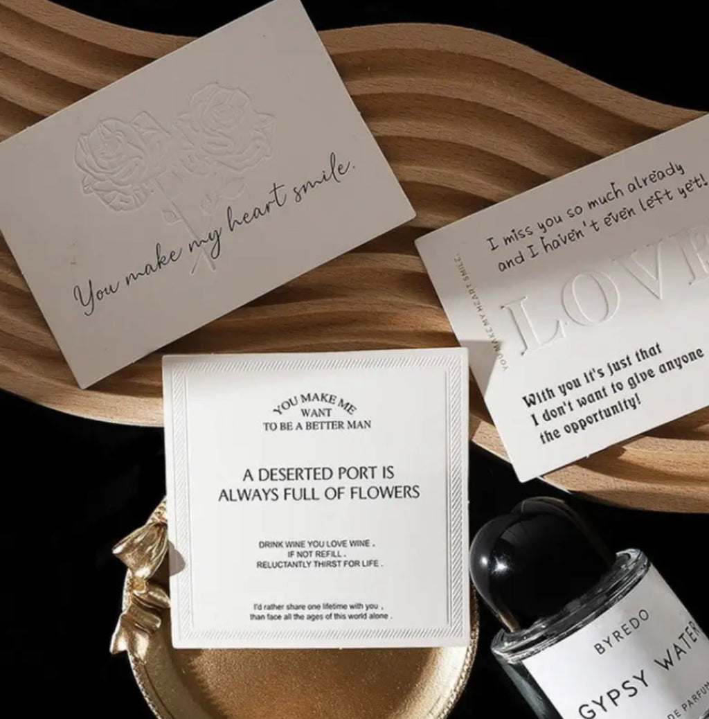 Embossed Love card