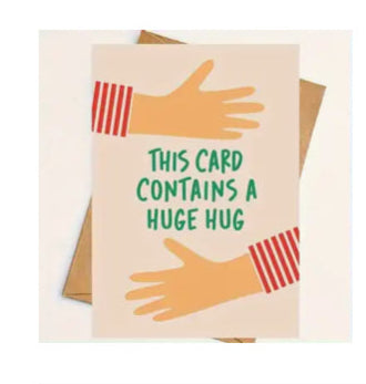 Card (With Envelope) Huge hug
