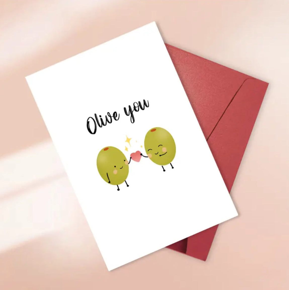 Card (With Envelope) Olive you