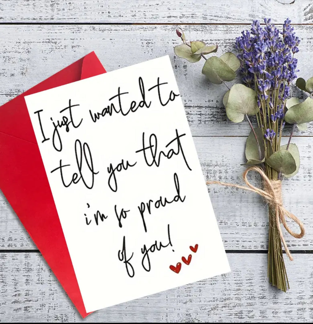 Card (With Envelope) Proud