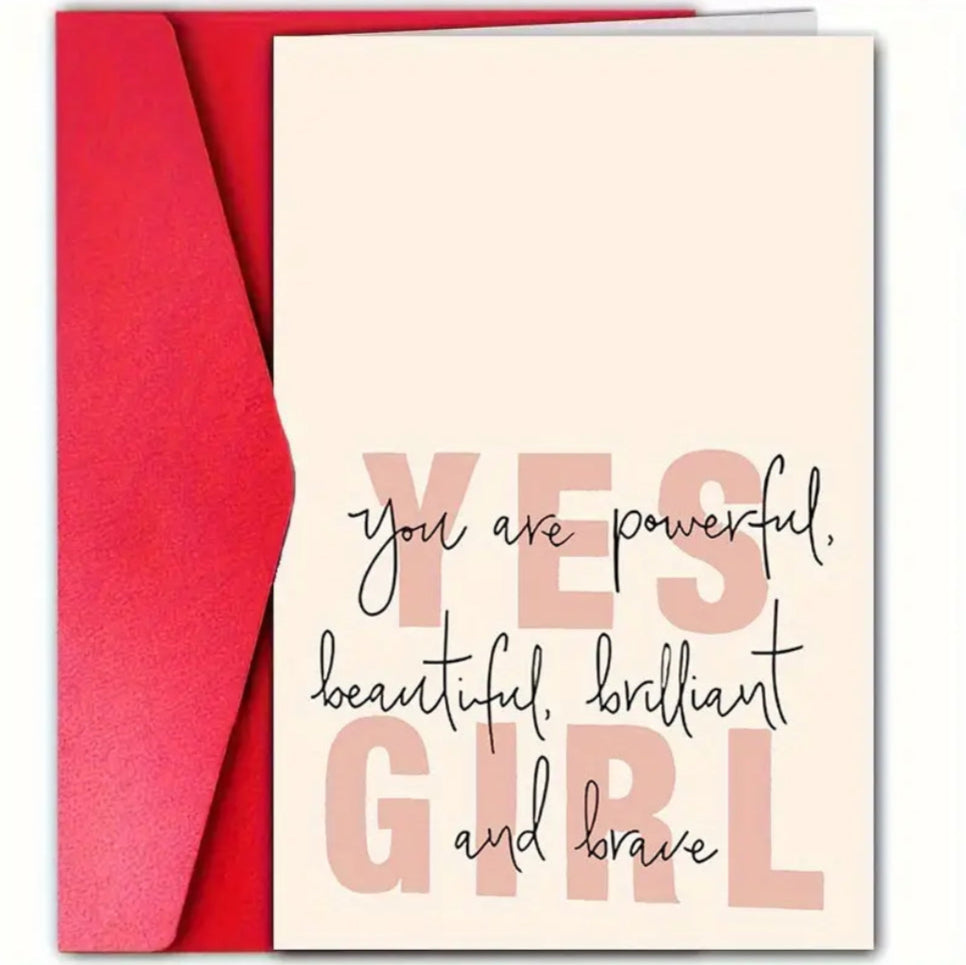 Card (With Envelope) Yes Girl